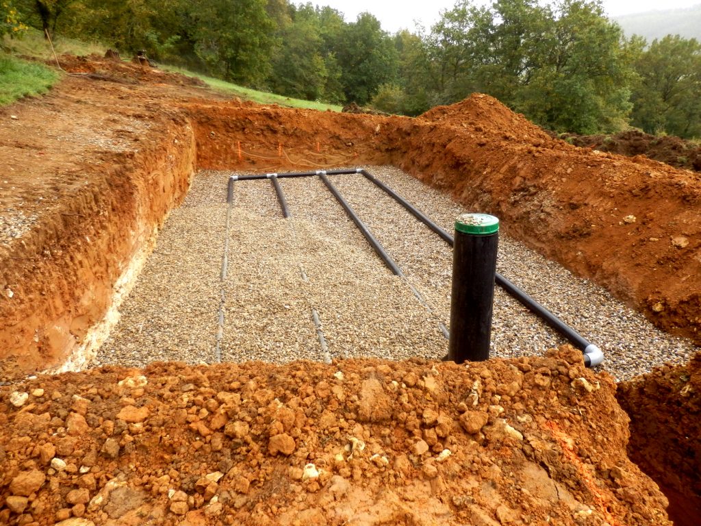 Sand and Gravel Drainage System Whibco